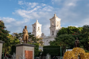 Centro histórico de Chilpancingo con sus principales edificios culturales