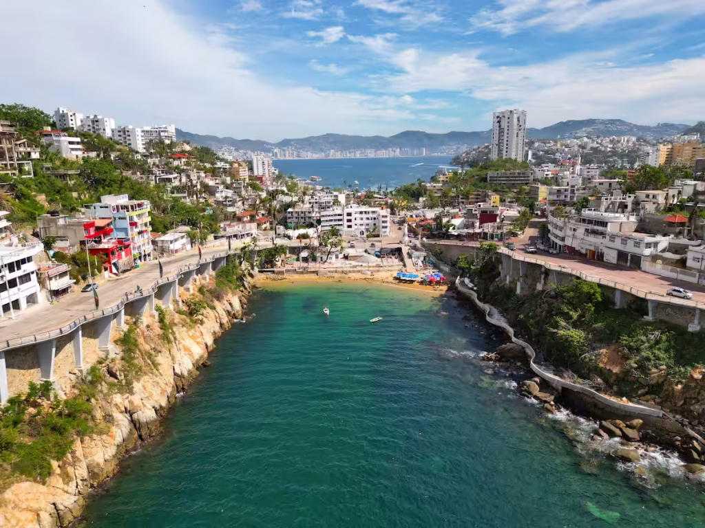 Vista panorámica de los rincones secretos de Acapulco