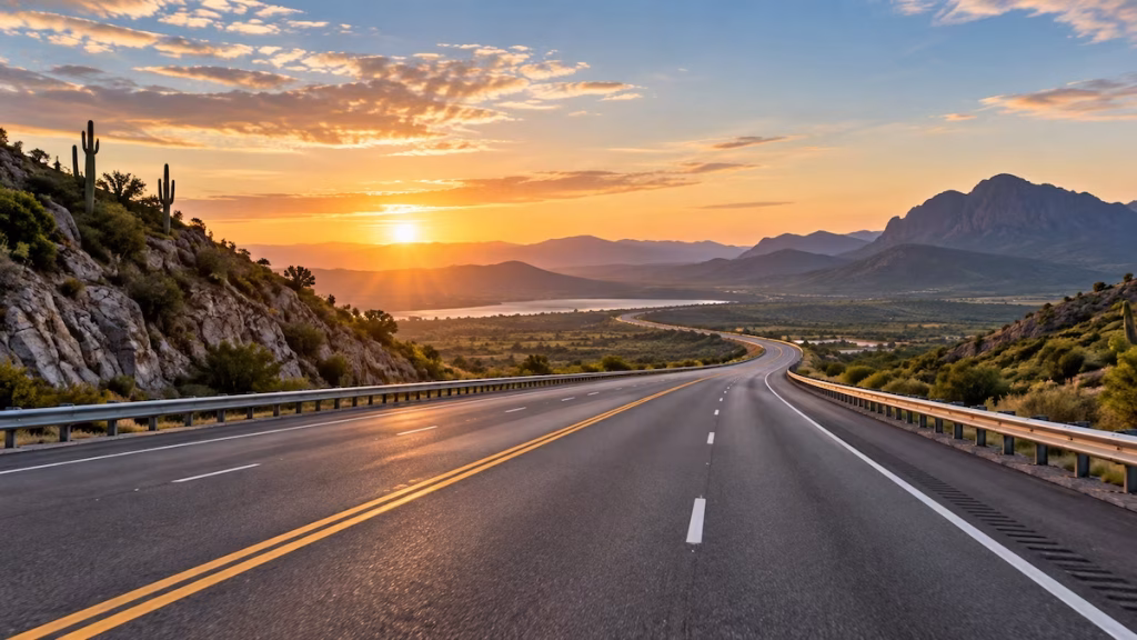 carretera durante el Día Mundial de la Carretera