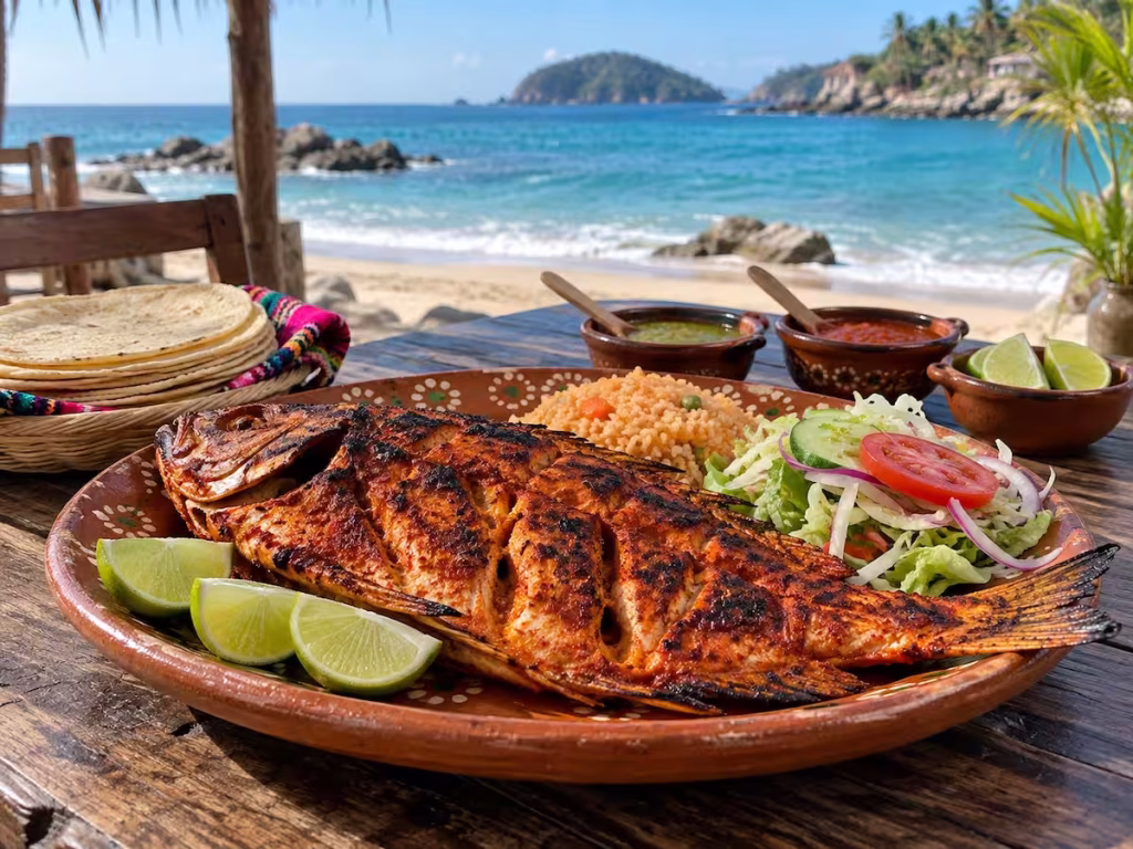 pescado y mariscos tradicionales de Guerrero