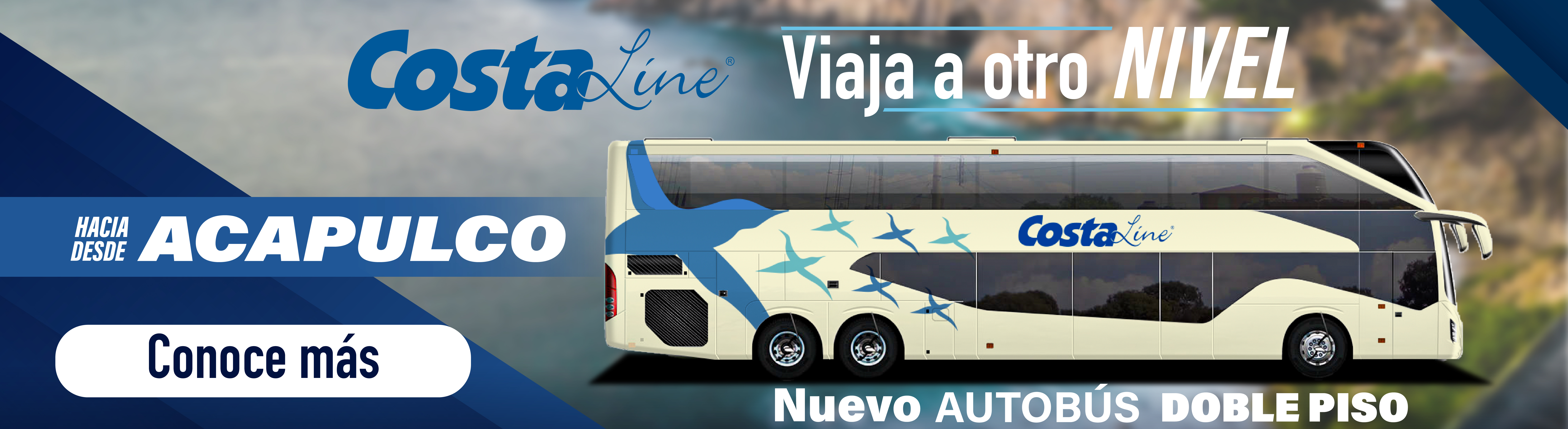  Boletos de Autobús a Acapulco Costaline