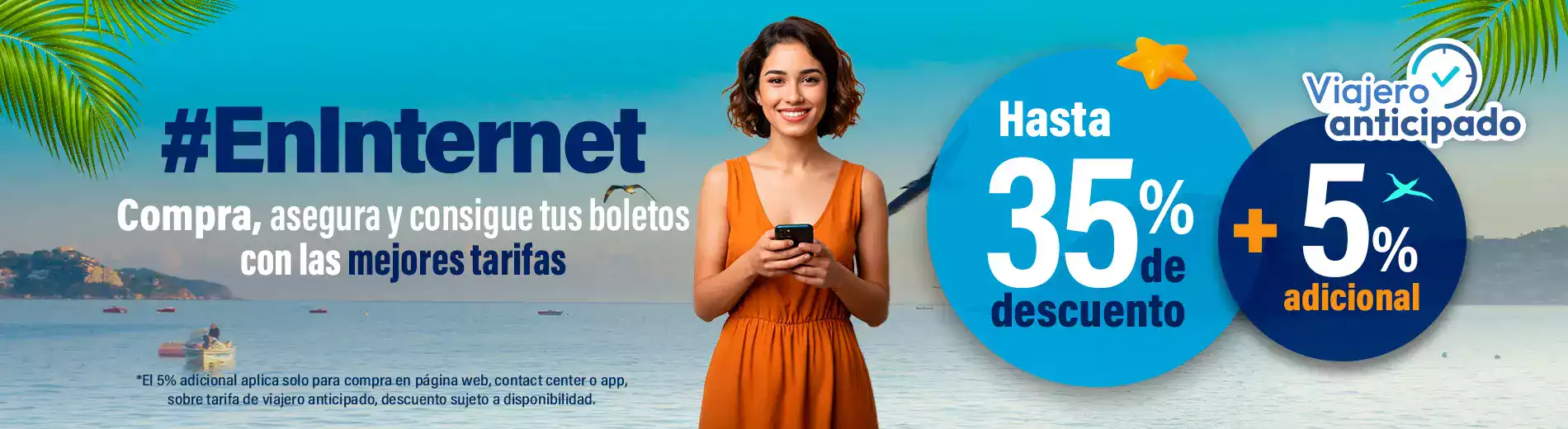Hasta 35% de descuento + 5% adicional