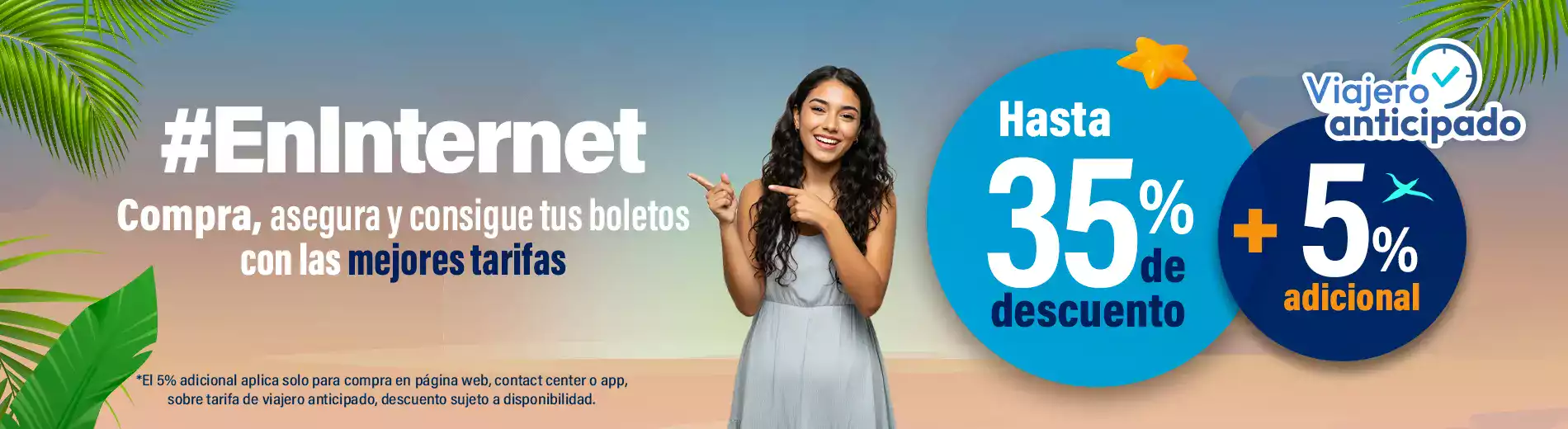Hasta 35% de descuento + 5% adicional