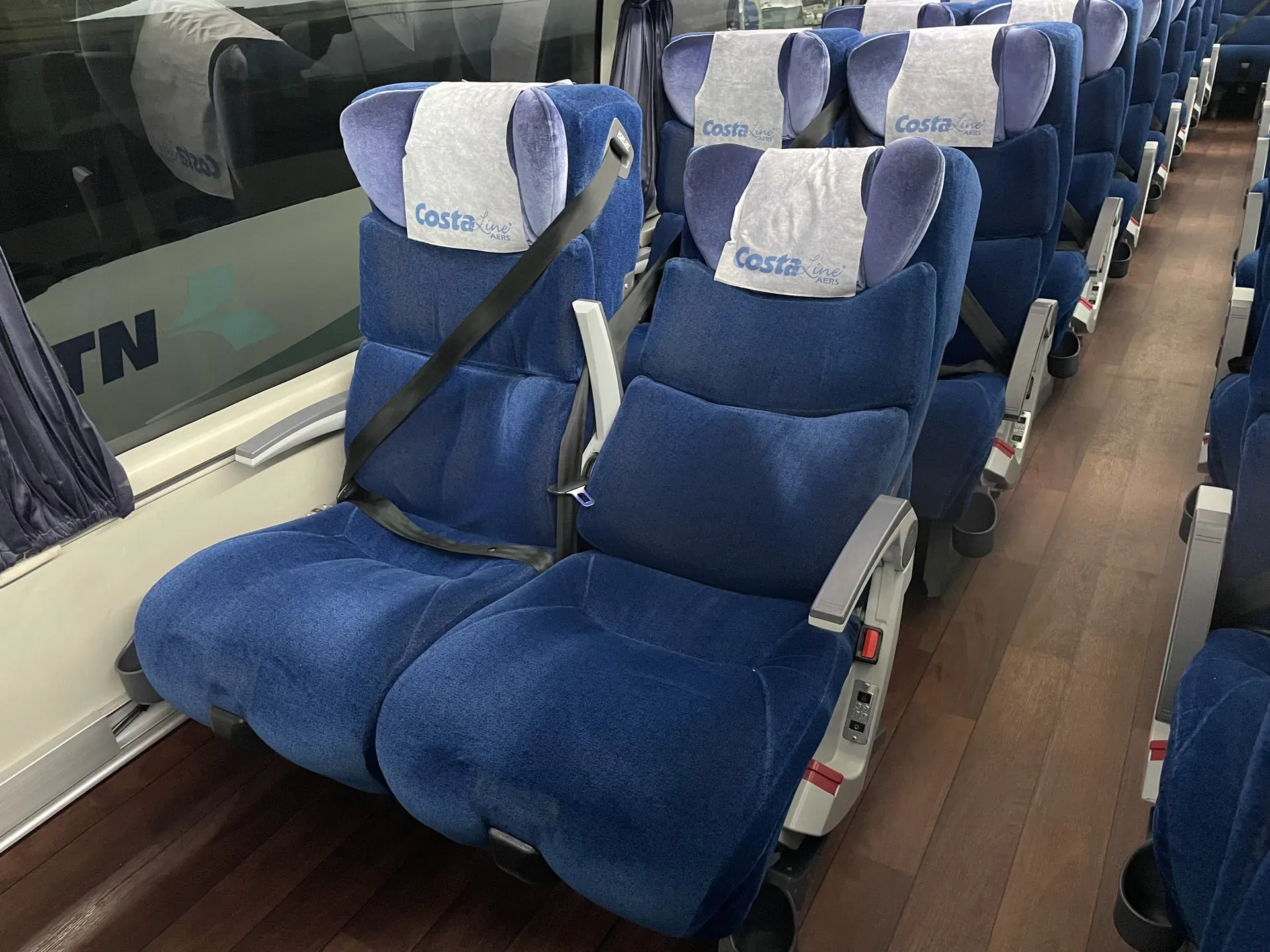 Asientos de autobús para tu viaje con Costa Line