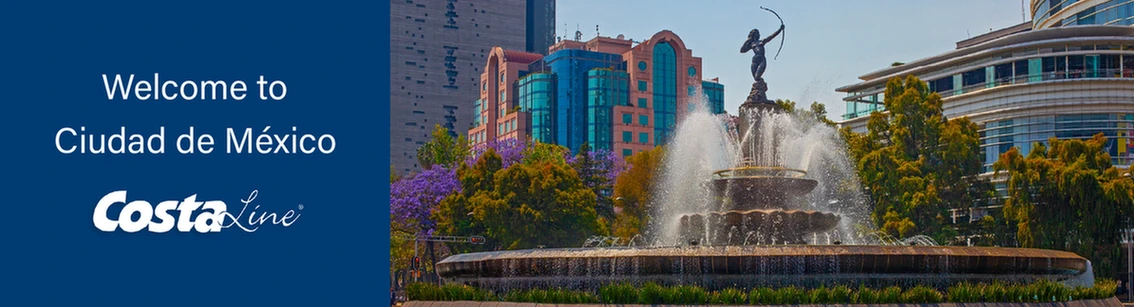 Promotional banner for Ciudad de Mexico
