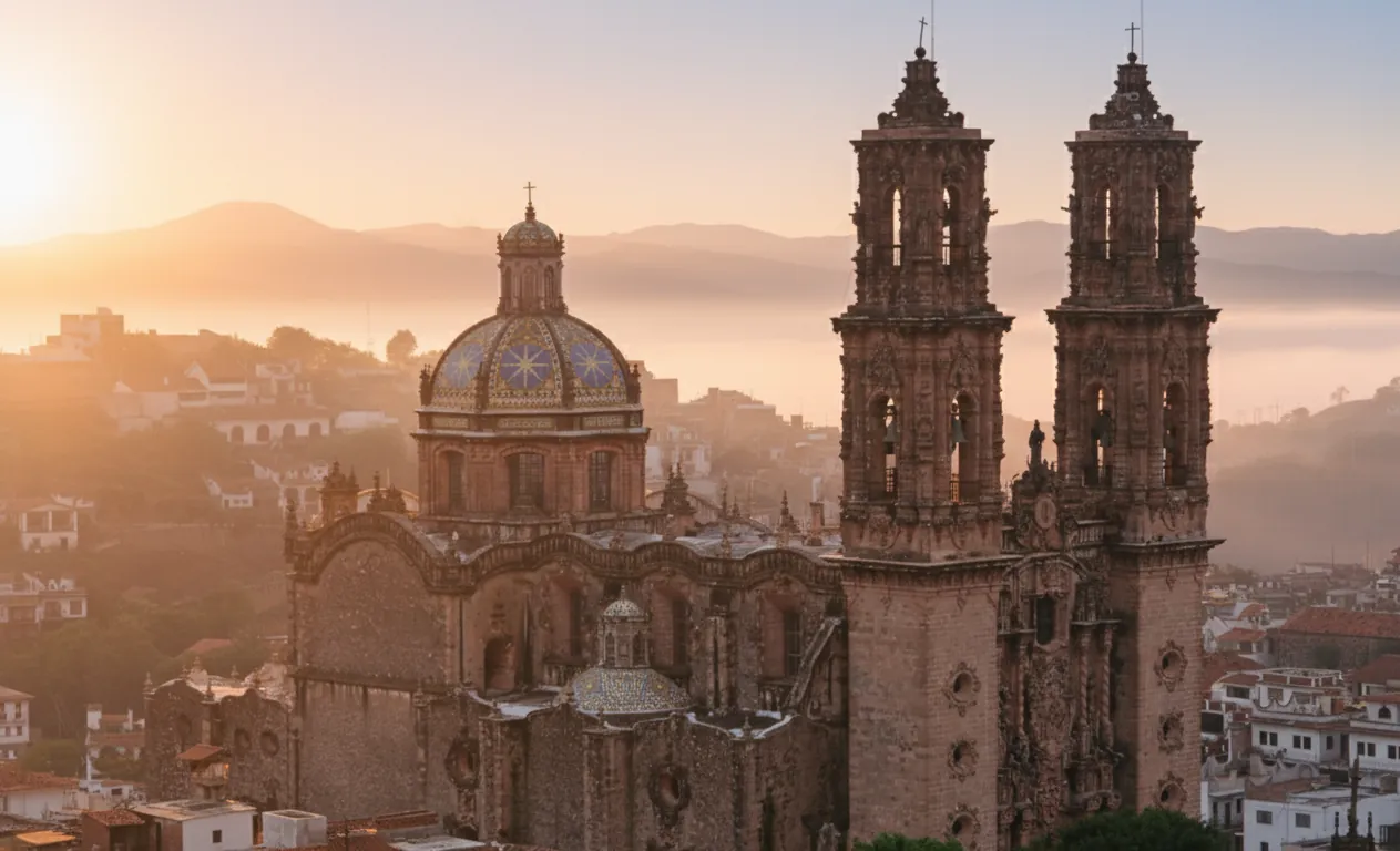 Panoramic view of Taxco