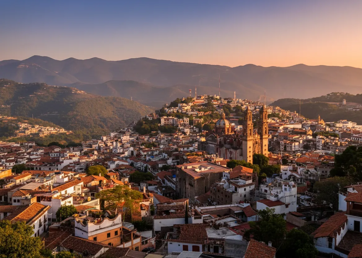 Silver jewelry market in Taxco