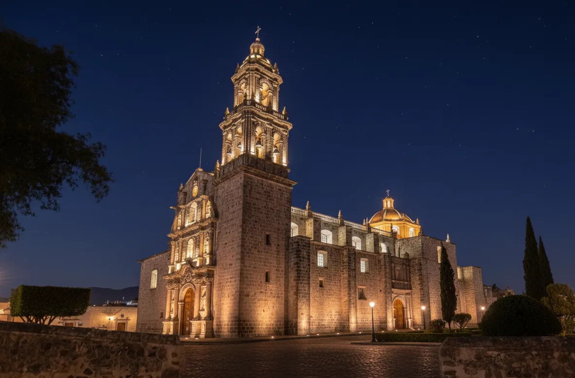 Plaza central de Tepotzotlán