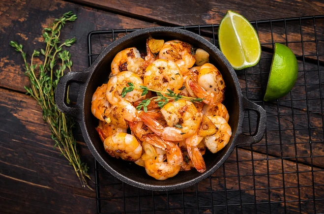 Camarones al mojo de ajo