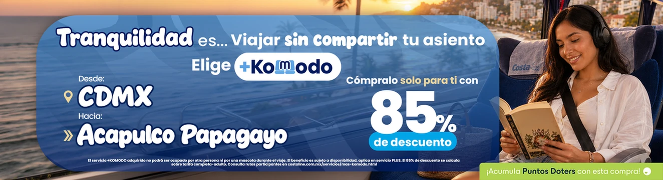 Viaja a Acapulco Papagayo + Komodo desde CDMX