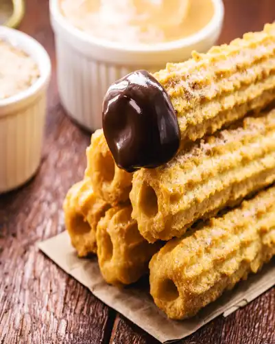 Churros con chocolate en Ciudad de México