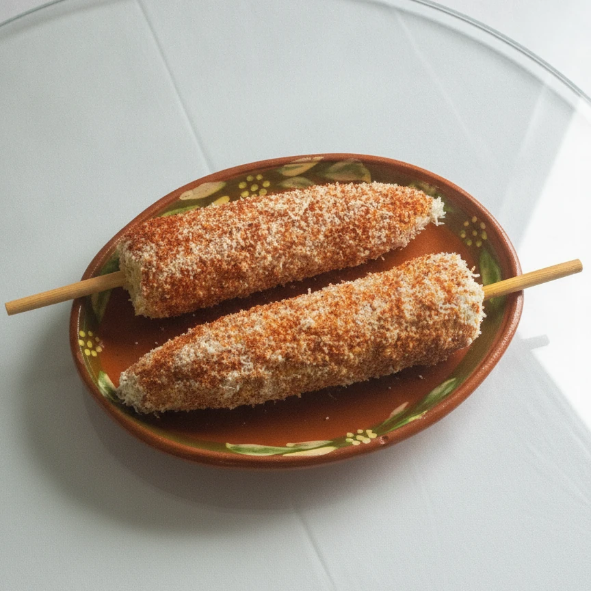Esquites y elotes preparados