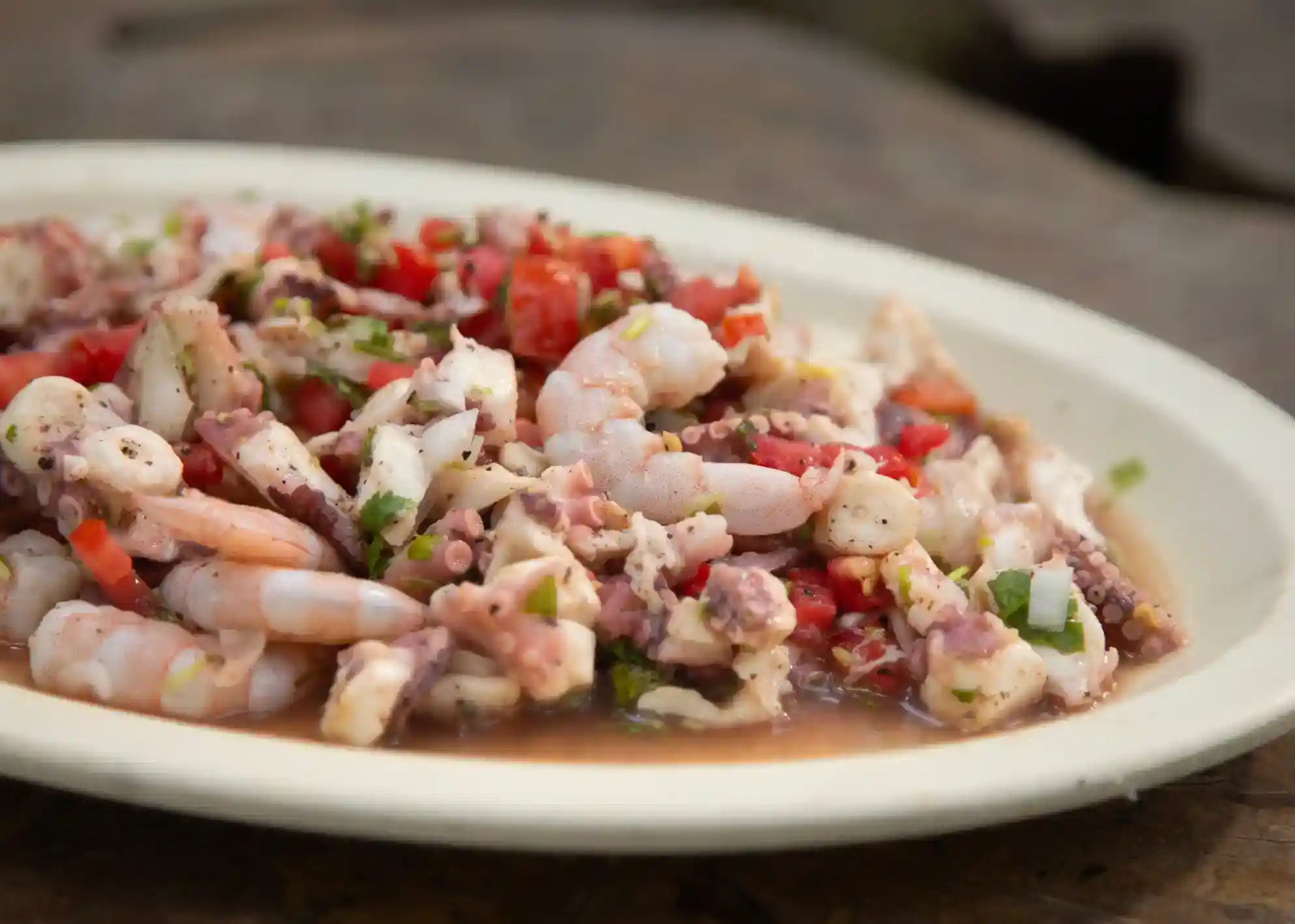 Ceviche de camarón