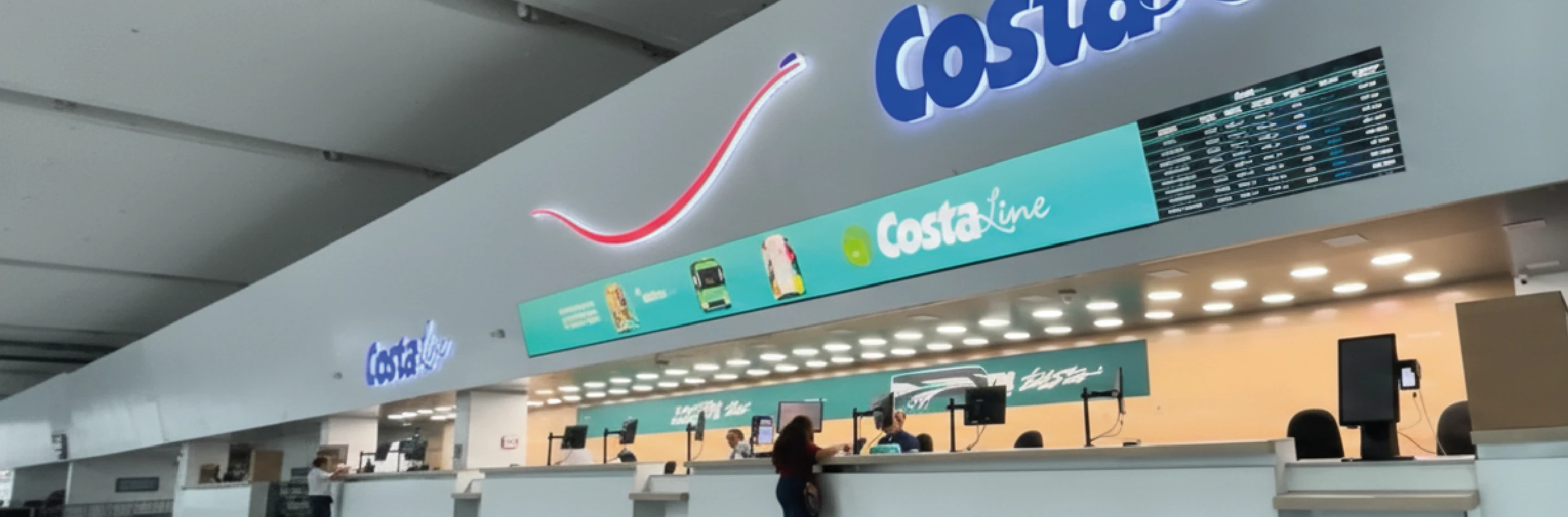 Costa Line bus available for rent